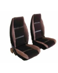 Chevy S10 Blazer Seat Cover Set, 2 Door, Velour, With Carpet OnBack Of Fold-Down Rear Seats, 1982-1993