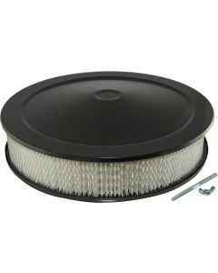 Air Cleaner Set, Round, Black - 14" X 3"