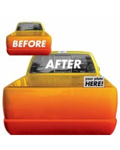 Chevy Truck & GMC Automatic Hidden License Plate Kit, Standard, 1967-1998