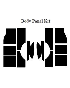Chevy Insulation, QuietRide, AcoustiShield, Body Panel Kit,Panel Delivery Truck, 1954-1955