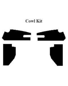 Chevy Insulation, QuietRide, AcoustiShield, Cowl Kit, PanelDelivery Truck, 1954-1955