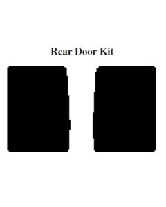 Chevy Insulation, QuietRide, AcoustiShield, Rear Door Kit, Panel Delivery Truck, 1954-1955