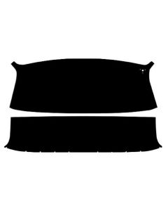 Chevy Insulation, QuietRide, AcoustiShield, 2 Piece Original Style Headliner, Truck, 1954-1955