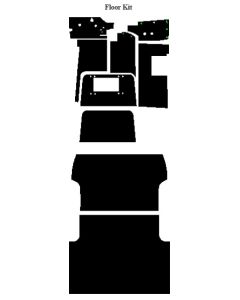 Chevy Insulation, QuietRide, AcoustiShield, Rear Floor Kit,Suburban, 1954-1955