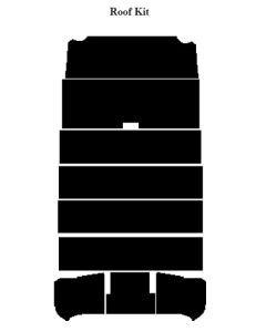 Chevy Insulation, QuietRide, AcoustiShield, Round Window Roof Kit, Suburban, 1954-1955