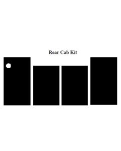 Chevy Insulation, QuietRide, AcoustiShield, Rear Cab Kit, Truck, 1954-1955