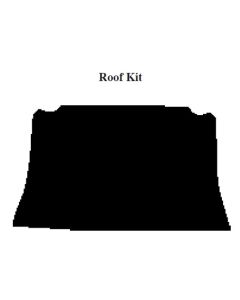 Chevy Insulation, QuietRide, AcoustiShield, Roof Kit, Truck, 1954-1955