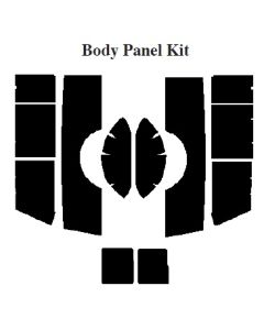 Chevy Insulation, QuietRide, AcoustiShield, Body Panel Kit,Panel Delivery Truck, 1955-1959