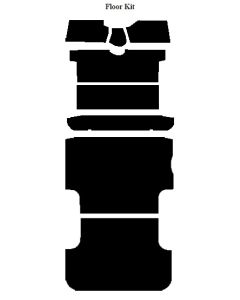 Chevy Insulation, QuietRide, AcoustiShield, Front Floor Kit, Panel Delivery Truck, 1955-1959