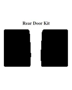 Chevy Insulation, QuietRide, AcoustiShield, Rear Door Kit, Suburban, 1955-1959