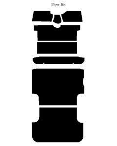 Chevy Insulation, QuietRide, AcoustiShield, Rear Floor Kit,Suburban, 1955-1959