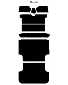 Chevy Insulation, QuietRide, AcoustiShield, Rear Floor Kit,Panel Delivery Truck, 1955-1959