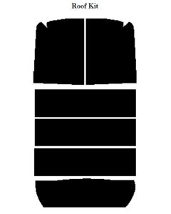 Chevy Insulation, QuietRide, AcoustiShield, Round Window Roof Kit, Panel Delivery Truck, 1955-1959