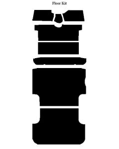 Chevy Insulation, QuietRide, AcoustiShield, Front Floor Kit, Suburban, 1955-1959