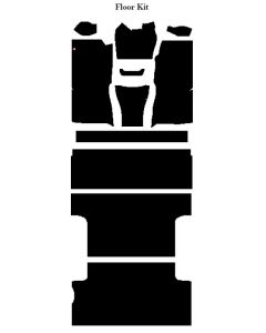 Chevy Insulation, QuietRide, AcoustiShield, Front Floor Kit, Panel Delivery Truck, 1960-1966