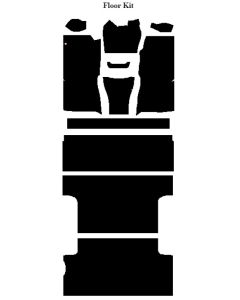 Chevy Insulation, QuietRide, AcoustiShield, Rear Floor Kit,Panel Delivery Truck, 1960-1966