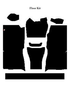 Chevy Insulation, QuietRide, AcoustiShield, Floor Kit, Truck, 1960-1966