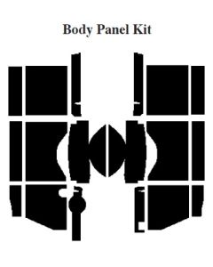 Chevy Insulation, QuietRide, AcoustiShield, Body Panel Kit,Panel Delivery Truck, 1967-1972
