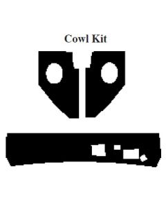 Chevy Insulation, QuietRide, AcoustiShield, Cowl Kit, PanelDelivery Truck, 1967-1972