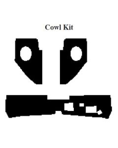 Chevy Insulation, QuietRide, AcoustiShield, Cowl Kit, Suburban, 1967-1972