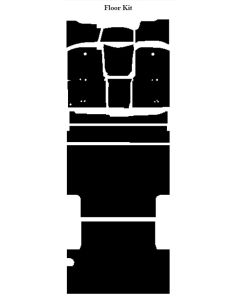 Chevy Insulation, QuietRide, AcoustiShield, Front Floor Kit, Suburban, 1967-1972