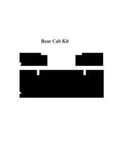 Chevy Insulation, QuietRide, AcoustiShield, Rear Cab Kit, Truck, 1973-1979