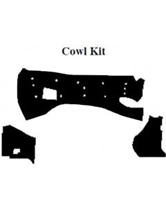 Chevy Insulation, QuietRide, AcoustiShield, Cowl Kit, Suburban, 1980-1987