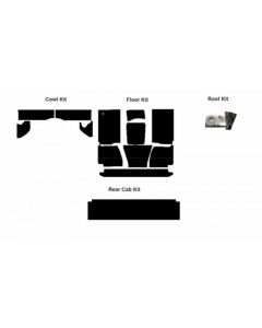 Chevy Insulation, QuietRide, AcoustiShield, Complete Kit, Truck, 1980-1987