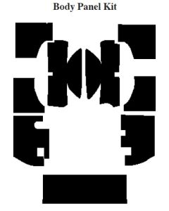 Chevy Insulation, QuietRide, AcoustiShield, Body Panel Kit,Suburban, 1967-1972