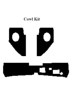 Chevy Insulation, QuietRide, AcoustiShield, Cowl Kit, Truck, 1967-1972