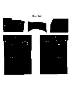 Chevy Insulation, QuietRide, AcoustiShield, Floor Kit, Truck, 1967-1972