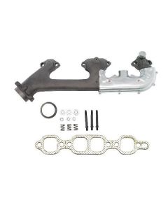 Chevy & GMC Truck Manifold. Exhaust, Right, 5.0L/5.7L, w/EGR, w/Heat Shield, 1987-1990