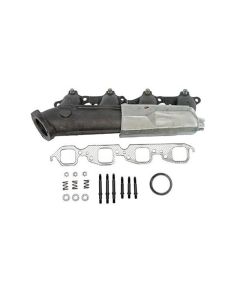 Chevy & GMC Truck Manifold. Exhaust, Right, 7.4L (454ci), w/Heat Shield, 1985-1997