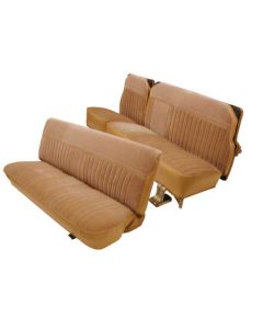 Chevy Suburban Seat Cover Set, Complete, Base Model, Oxen Grain And Madrid Grain Vinyl, 1981-1991