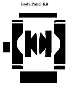 Chevy Insulation, QuietRide, AcoustiShield, Body Panel Kit,Blazer, 1967-1972