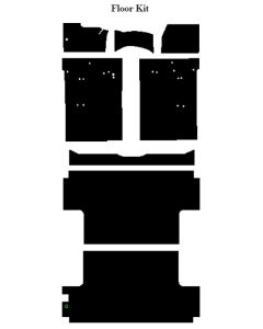 Chevy Insulation, QuietRide, AcoustiShield, Rear Floor Kit,Blazer, 1967-1972