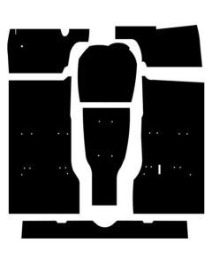 Chevy Insulation, QuietRide, AcoustiShield, Front Floor Kit, Blazer, 1973-1991