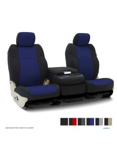 Chevy & GMC Truck Seat Covers, Slip On, Neosupreme, Rear, 60/40 Split Bench, With Headrests, With Loop, 1500/2500, 2006