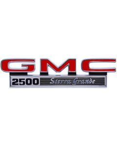 GMC Truck Fender Emblems, 2500 V-Eight, 1968-1972