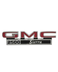 GMC Truck Fender Emblems, 2500 Sierra, 1971-1972