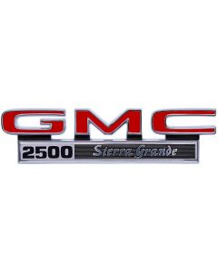 GMC Truck Fender Emblems, 2500 Sierra Grande, 1971-1972