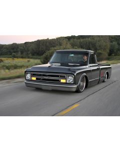 Chevy Or GMC Truck, Bedside Front Molding, Fleetside, Shortbed, Left, 1967-1968