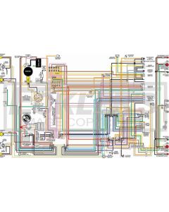 GMC Truck Color Laminated Wiring Diagram