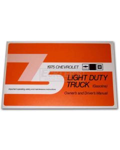 Chevy Truck Owner's Manual, 1975