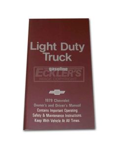 Chevy Truck Owner's Manual, 1979