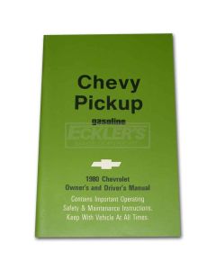 Chevy Truck Owner's Manual, 1980
