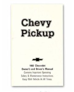 1982 Chevy Truck Owners Manual