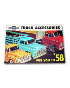 1958 Chevy Truck Accessories Brochure