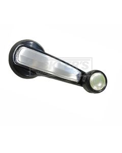 Chevy And GMC Truck Window Handle, Black And Silver, 1977-1980