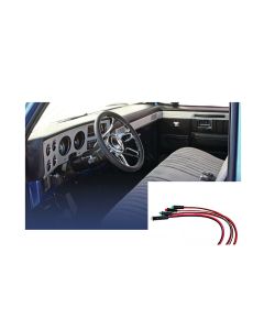 Chevy And GMC Truck Classic Dash LED Light Kit For Mechanical Gauges, 1973-1987